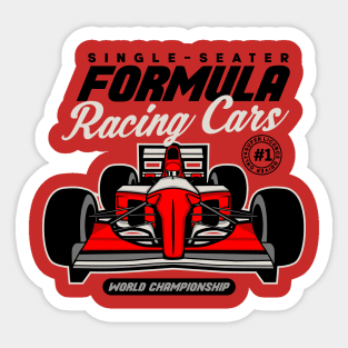 FORMULA RACING CAR Sticker